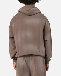 The Anti Order Post Season Boxy Hoodie Sunfade Brown