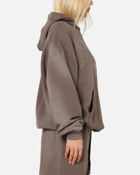 The Anti Order Post Season Boxy Hoodie Sunfade Brown
