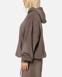 The Anti Order Post Season Boxy Hoodie Sunfade Brown