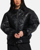 Loiter Fury Vegan Leather Jacket Washed Black