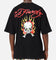 Ed Hardy Flaming Skull T-Shirt Black