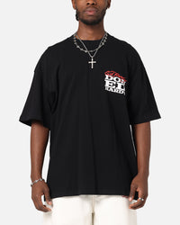 Ed Hardy Flaming Skull T-Shirt Black