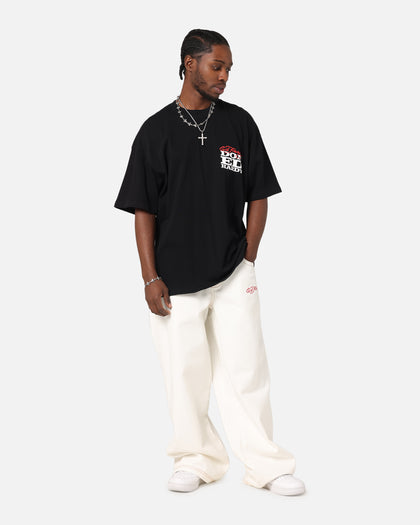 Ed Hardy Flaming Skull T-Shirt Black