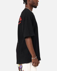 Ed Hardy Flaming Skull T-Shirt Black