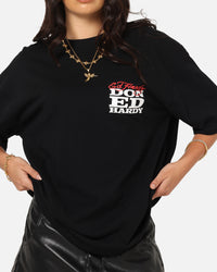 Ed Hardy Flaming Skull T-Shirt Black