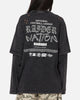Mitchell & Ness Las Vegas Raiders Chromed Mock Long Sleeve T-Shirt Faded Black