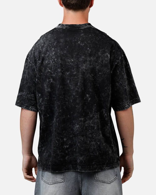 New Era San Francisco 49ers Boxy Essentials T-Shirt Washed Black