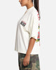 Ed Hardy Rose Skull Oversized Print T-Shirt Off White