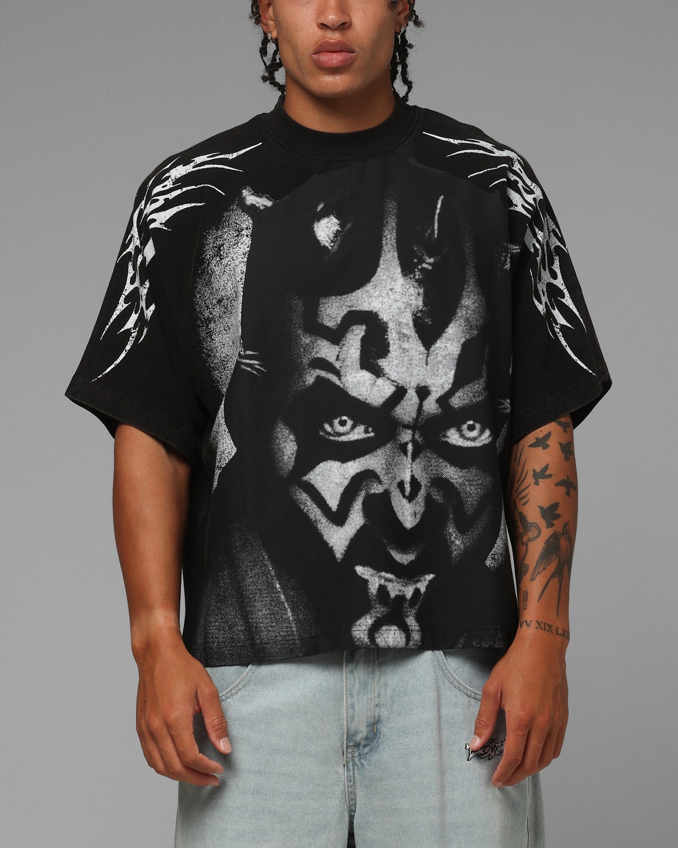 Loiter Star Wars Maul Vintage T-Shirt Black | Culture Kings US Loiter Star Wars Maul Vintage T-Shirt Black | Culture Kings US