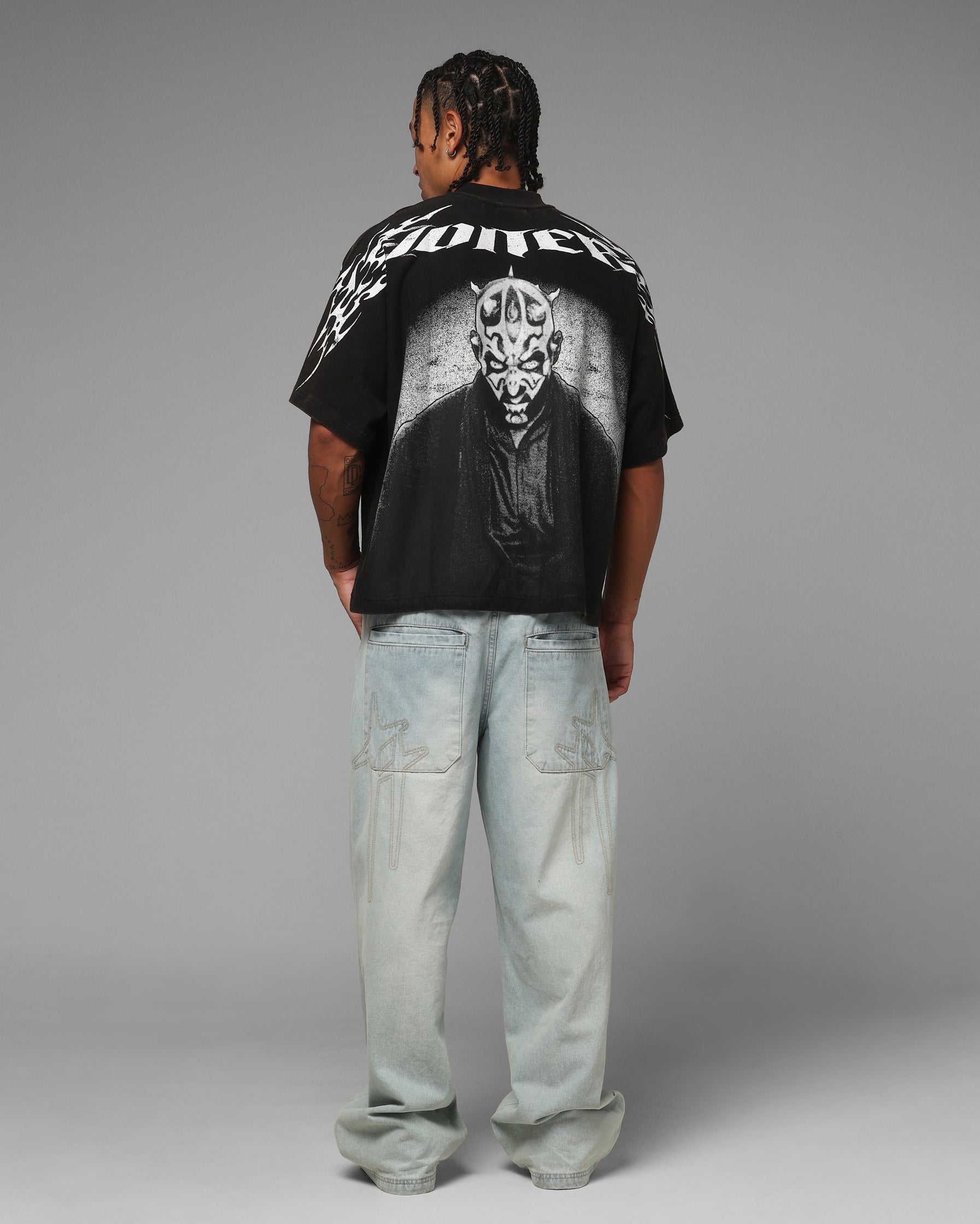Loiter Star Wars Maul Vintage T-Shirt Black | Culture Kings US
