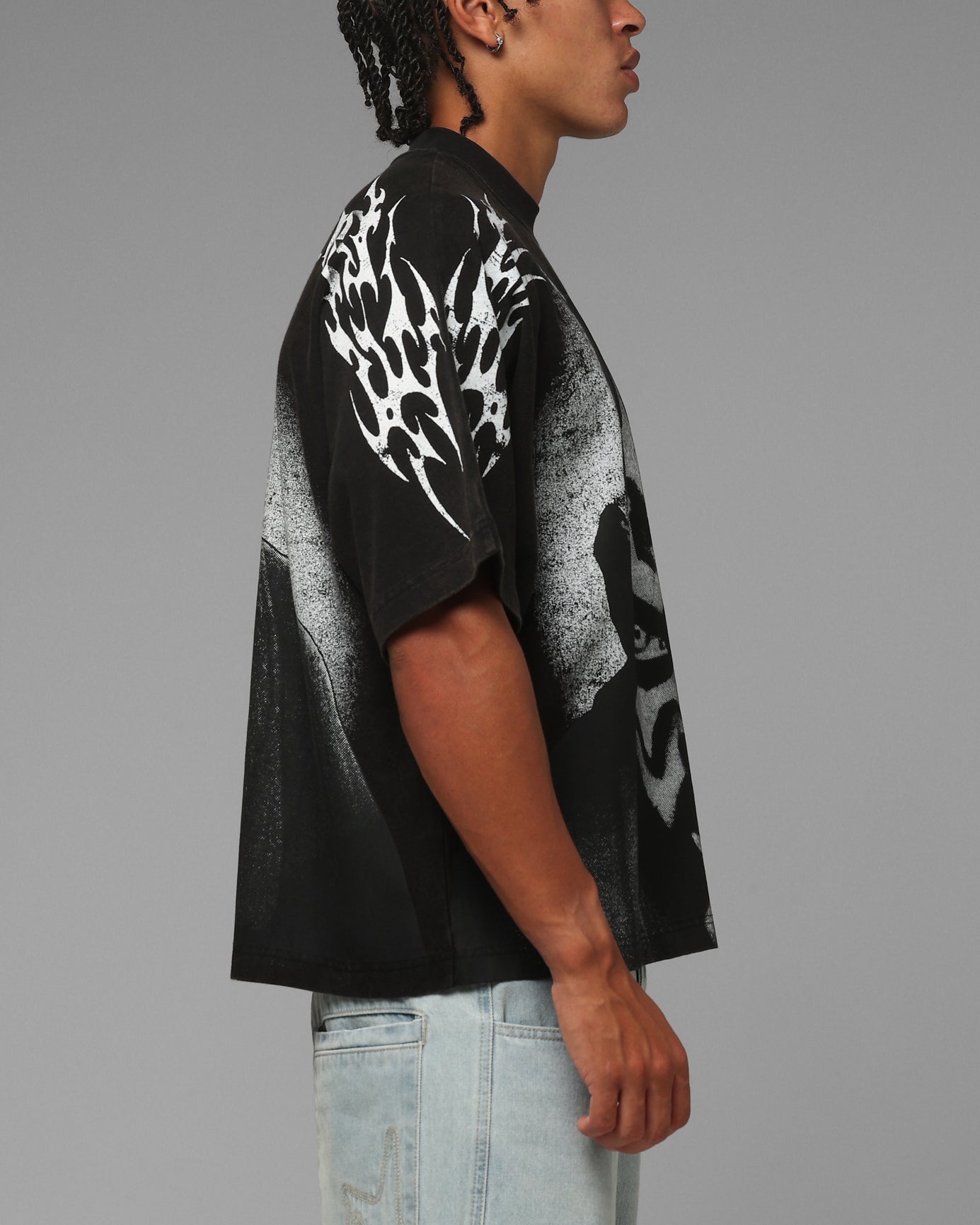 Loiter Star Wars Maul Vintage T-Shirt Black | Culture Kings US