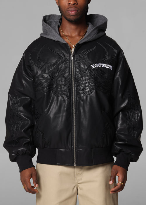 Loiter Star Wars Sith Bomber Jacket Washed Black