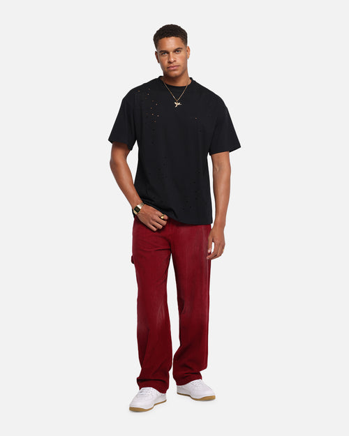 XXIII Distressed T-Shirt Black