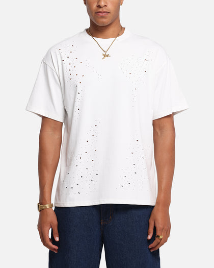 XXIII Distressed T-Shirt White