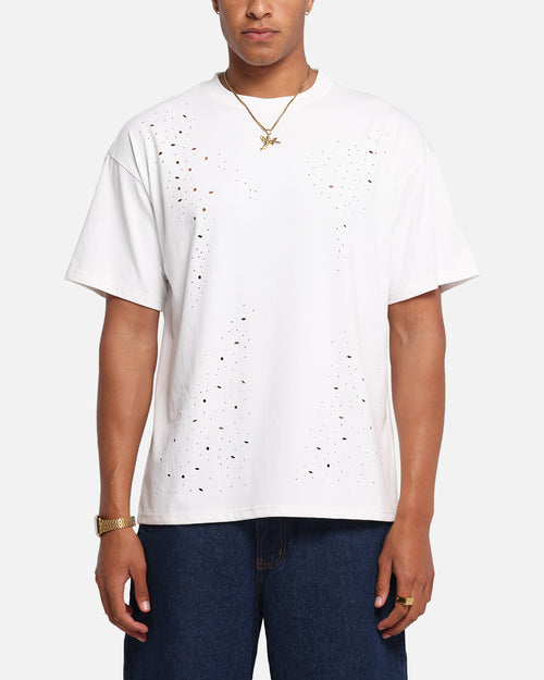 XXIII Distressed T-Shirt White