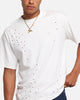 XXIII Distressed T-Shirt White