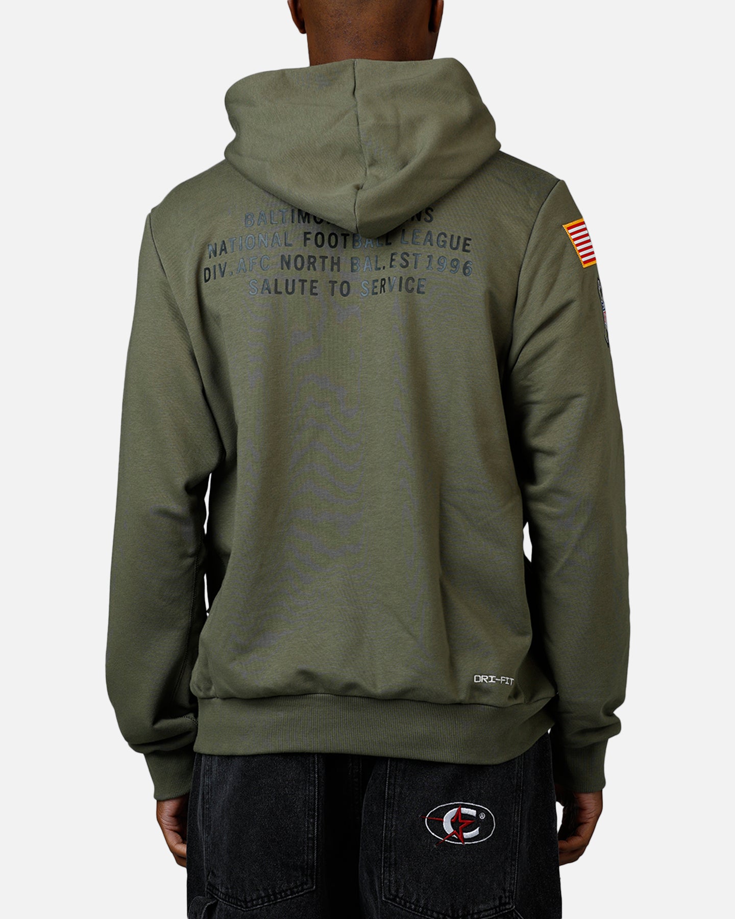 Nike Baltimore Ravens Salute To Service Hoodie Olive | Culture