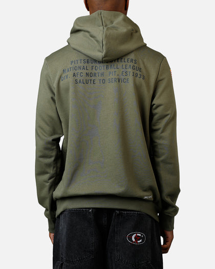 2018 Men's Olive Football Club Salute To Service Pullover Hoodie - Foto 12