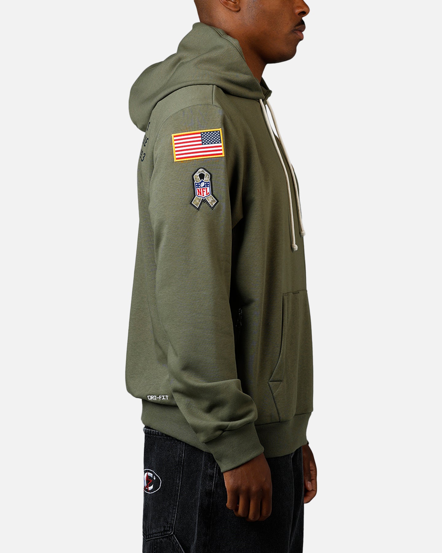 Nike Pittsburgh Steelers Salute To Service Hoodie Olive | Culture