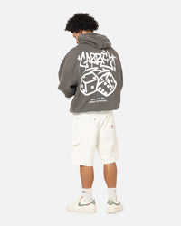 Carre Rolling Worldwide Hoodie Washed Charcoal
