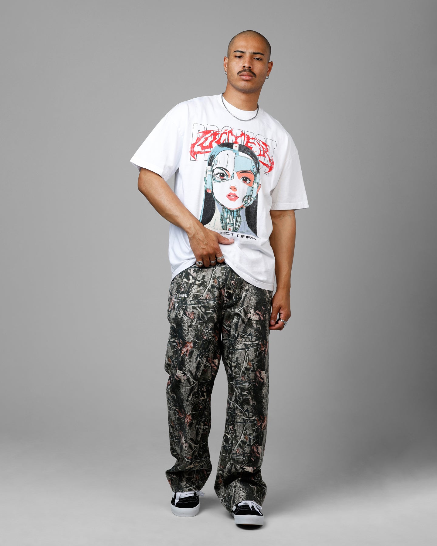 Loiter Cyber Geisha Vintage T-Shirt White | Culture Kings US