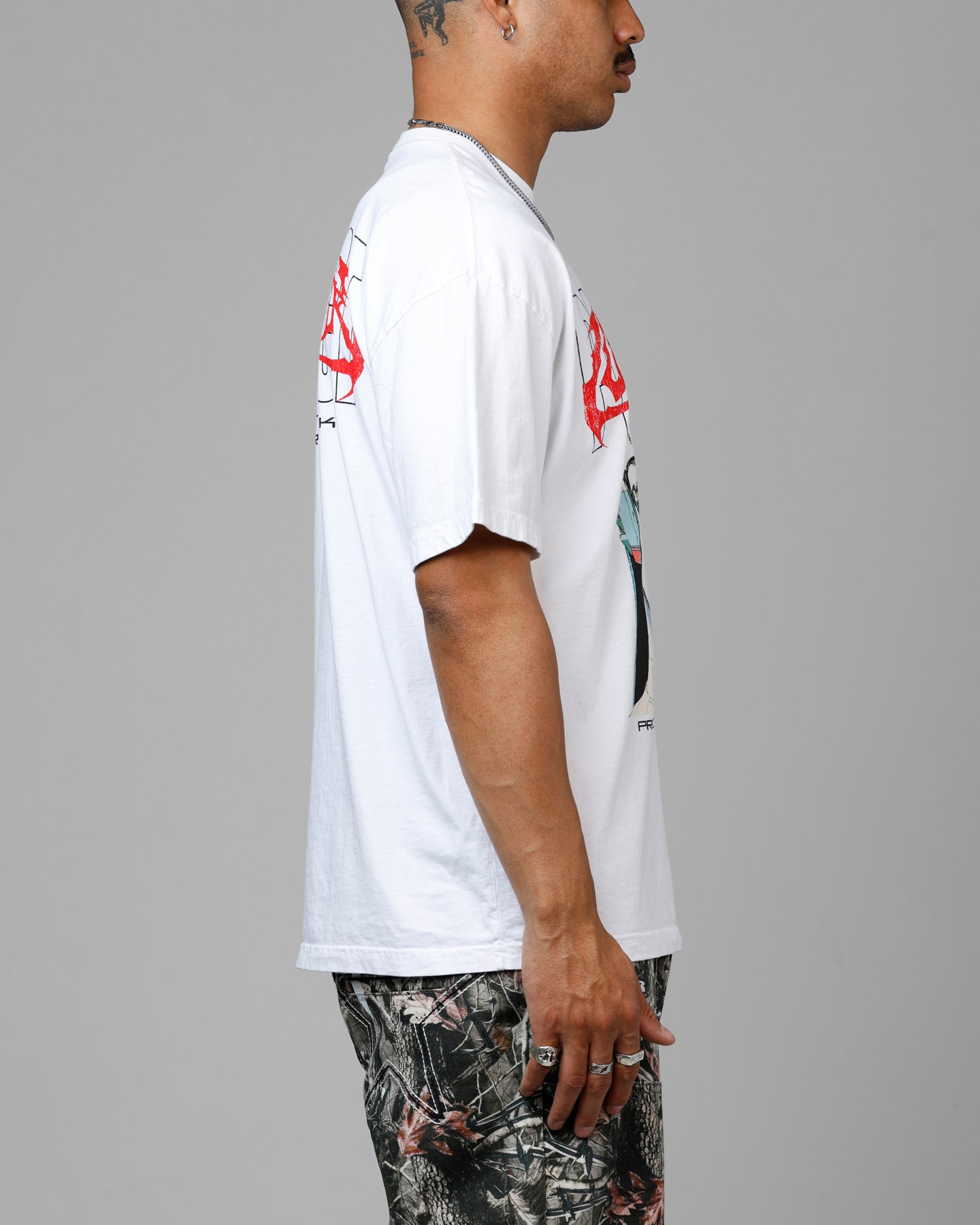 Loiter Cyber Geisha Vintage T-Shirt White | Culture Kings US