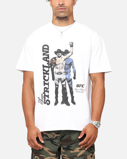 UFC By Culture Kings Sean Strickland Heavy T-Shirt White