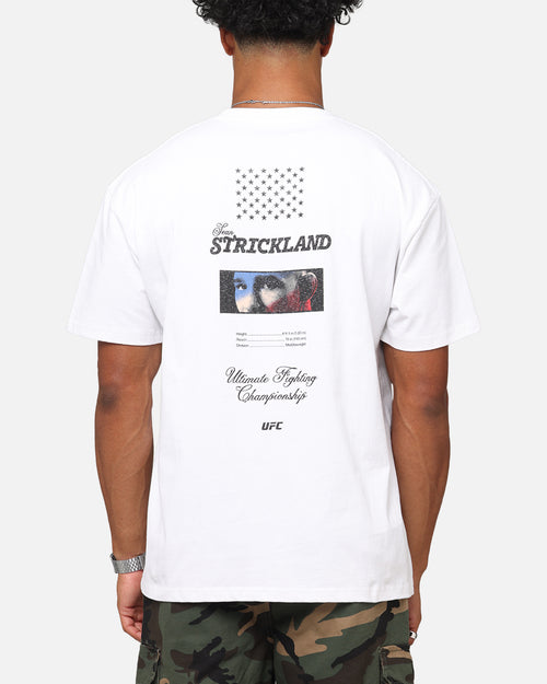 UFC By Culture Kings Sean Strickland Heavy T-Shirt White