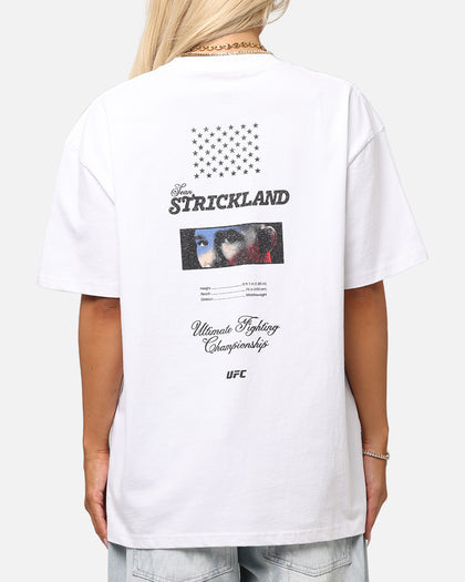UFC By Culture Kings Sean Strickland Heavy T-Shirt White