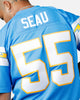 Mitchell & Ness Los Angeles Chargers Junior Seau #55 Legacy Jersey Powder Blue