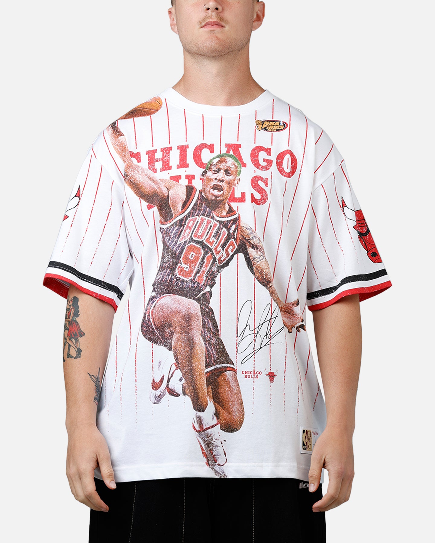 Mitchell & Ness Chicago Bulls Dennis Rodman Playmaker T-Shirt