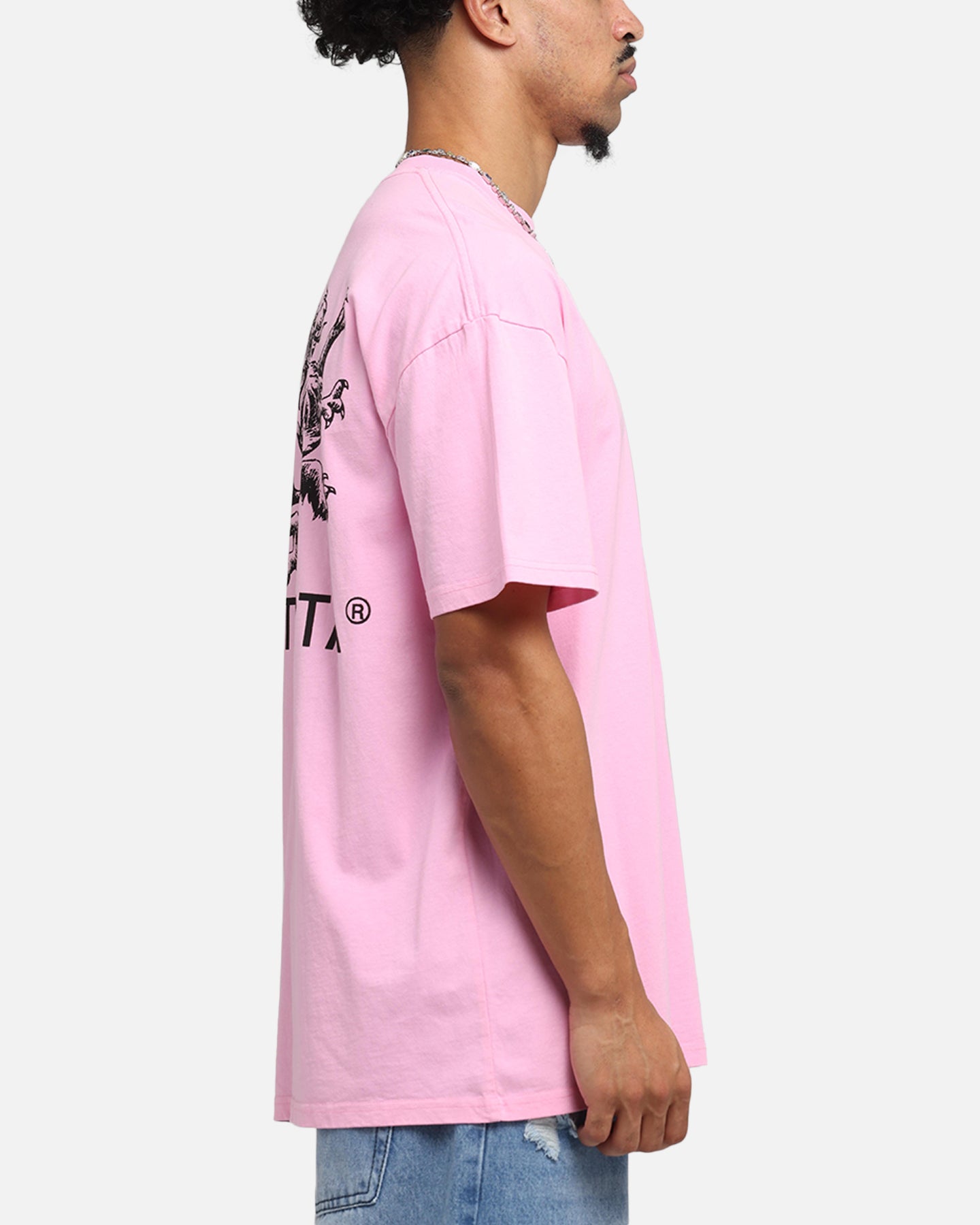 Saint Morta Lover Club Boxy T-Shirt Pink | Culture Kings US