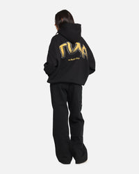 The Anti Order Anti Collegate Boxy Hoodie Black