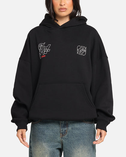 The Anti Order Arcade Boxy Hoodie Black