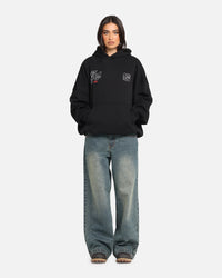 The Anti Order Arcade Boxy Hoodie Black