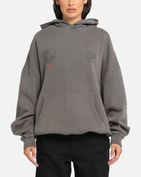 The Anti Order Arcade Boxy Hoodie Washed Charcoal