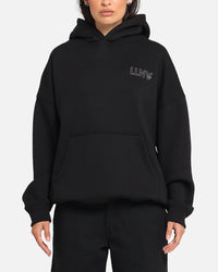 The Anti Order Azero Stencil Boxy Hoodie Black