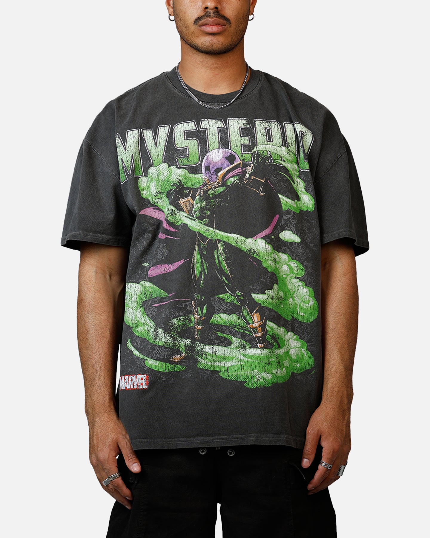 Goat Crew Marvel Sinister Six Mysterio Heavyweight T-Shirt Black