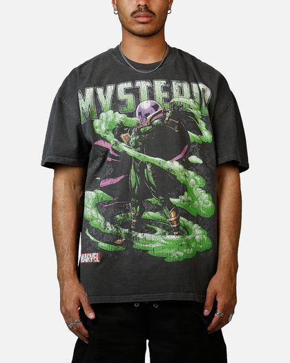 Goat Crew Marvel Sinister Six Mysterio Heavyweight T-Shirt Black Wash