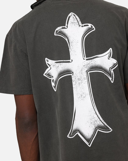 Culture Kings X WWE Rey Mysterio Big Head Heavyweight T-Shirt Black Wash