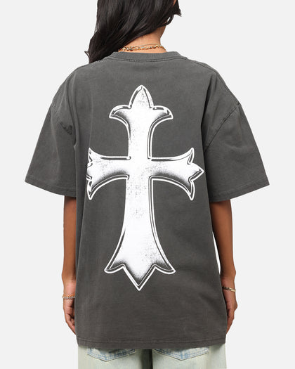 Culture Kings X WWE Rey Mysterio Big Head Heavyweight T-Shirt Black Wash