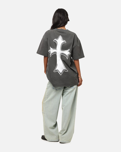 Culture Kings X WWE Rey Mysterio Big Head Heavyweight T-Shirt Black Wash