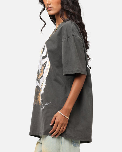 Culture Kings X WWE Rey Mysterio Big Head Heavyweight T-Shirt Black Wash