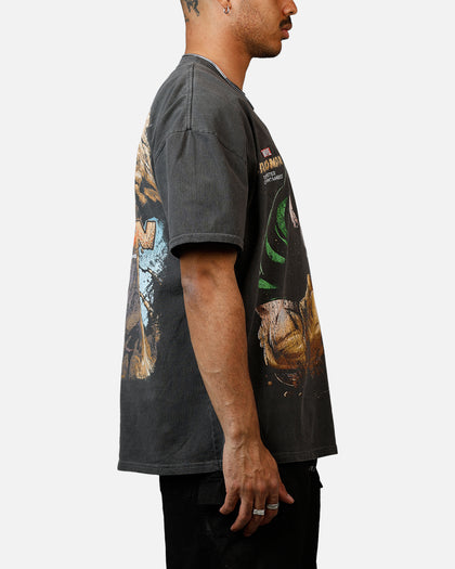 Goat Crew Marvel Sinister Six Sandman Heavyweight T-Shirt Black Wash