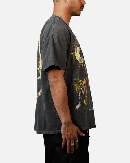 Goat Crew Marvel Sinister Six Shocker Heavyweight T-Shirt Black Wash