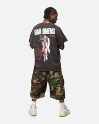 Bad Omens Flame Symbol T-Shirt Black Vintage