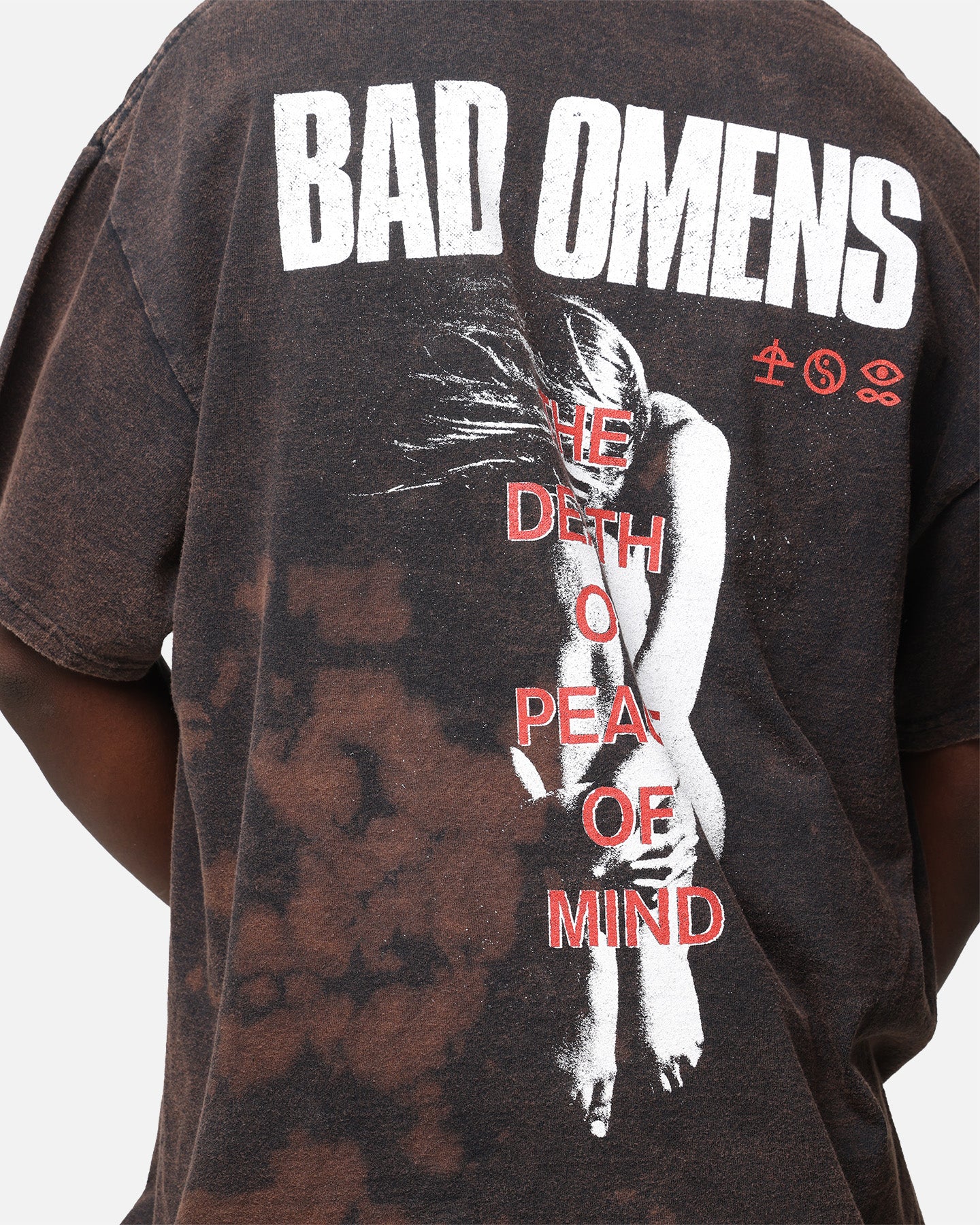 Bad Omens Flame Symbol T-Shirt Black Vintage | Culture Kings US