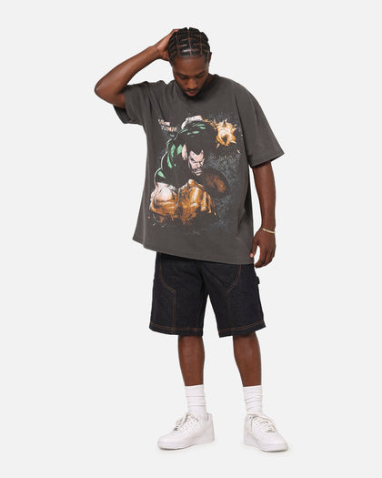 Goat Crew Marvel Villians Sandman Heavy T-Shirt Black Wash