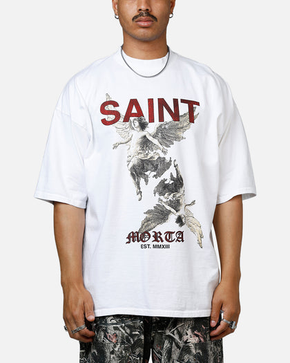 Saint Morta Heavens Mock T-Shirt White