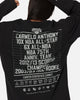 Mitchell & Ness New York Knicks Melo State Of Mind Long Sleeve T-Shirt Faded Black
